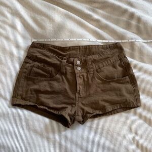 Y2K Low Rise Micro Shorts